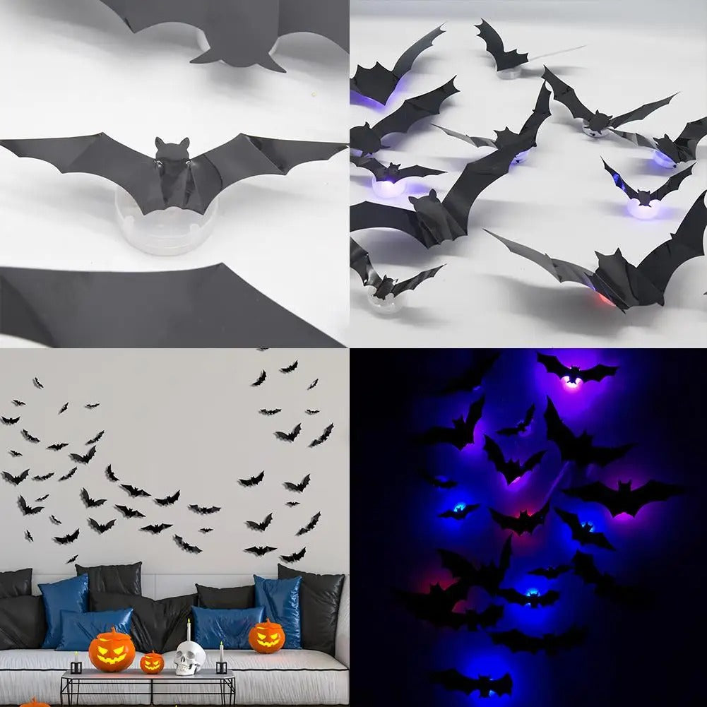 3D Stereoscopic Bat LED Flashing Light