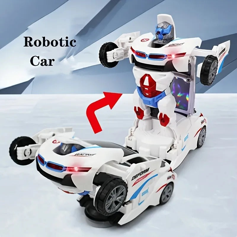 Transforming Police Car Robot Toy