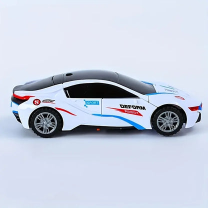 Transforming Police Car Robot Toy