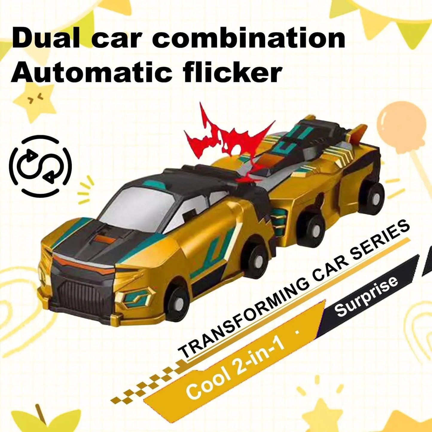 Transforming Dinosaur Car Toy