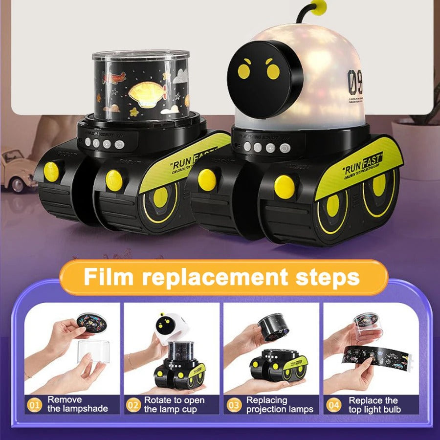 Robot Projector Night Light