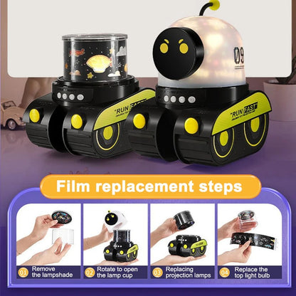 Robot Projector Night Light
