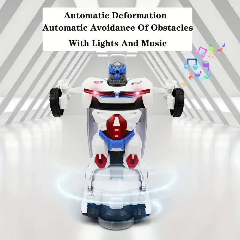 Transforming Police Car Robot Toy