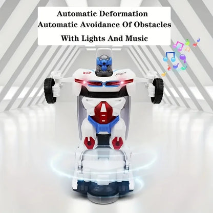 Transforming Police Car Robot Toy